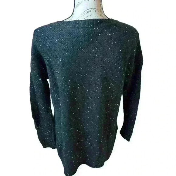 SUBTLE LUXURY Speckled Cashmere Blend Sweater - Picture 3 of 11